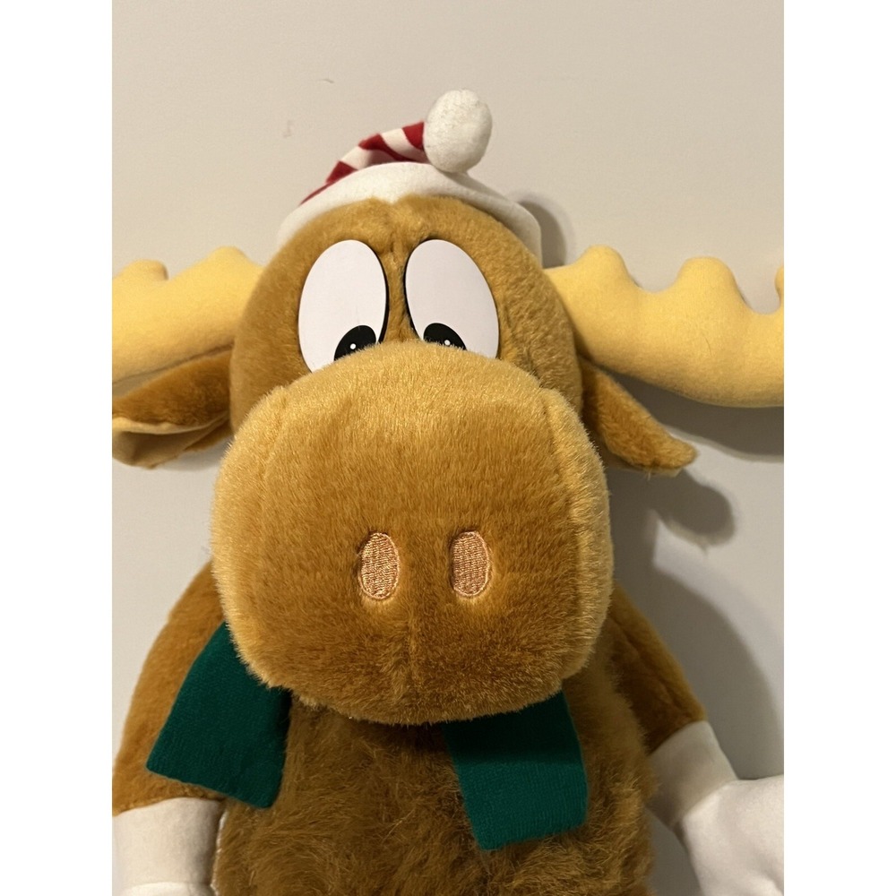 Bullwinkle Macys Christmas Holiday 1996 Rocky Plush Stuffed Toy  Vintage 24" - Picture 8 of 11